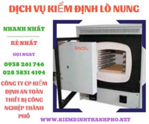 Hình ảnh kiểm định lò nung