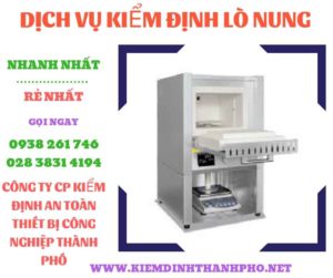 Hình ảnh kiểm định lò nung