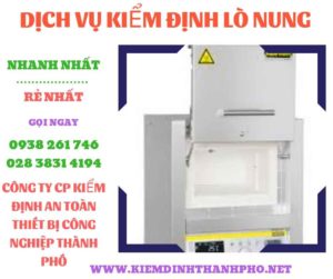 Hình ảnh kiểm định lò nung