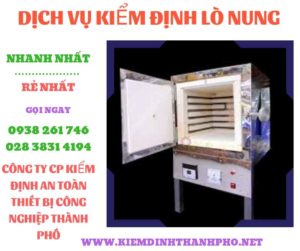 Hình ảnh kiểm định lò nung