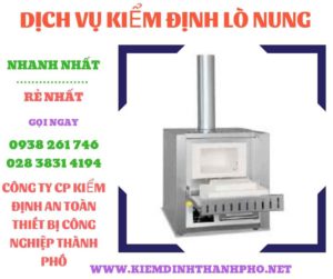 Hình ảnh kiểm định lò nung