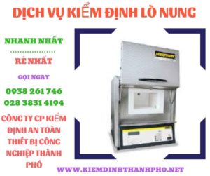 Hình ảnh kiểm định lò nung