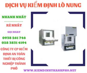 Hình ảnh kiểm định lò nung