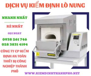 Hình ảnh kiểm định lò nung