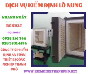 Hình ảnh kiểm định lò nung