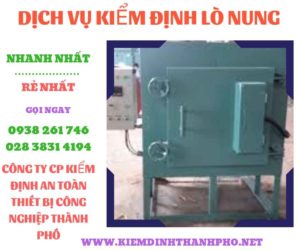 Hình ảnh kiểm định lò nung