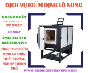 Hình ảnh kiểm định lò nung