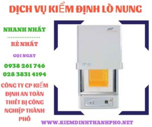 Hình ảnh kiểm định lò nung