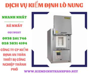 Hình ảnh kiểm định lò nung