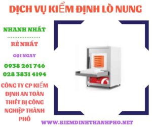 Hình ảnh kiểm định lò nung