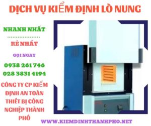 Hình ảnh kiểm định lò nung