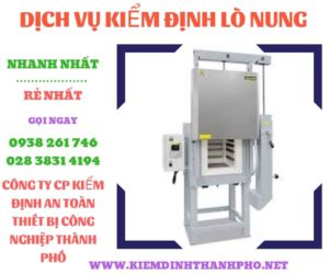 Hình ảnh kiểm định lò nung