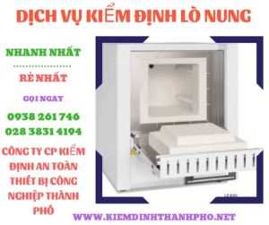 Hình ảnh kiểm định lò nung