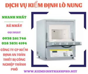 Hình ảnh kiểm định lò nung