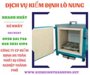 Hình ảnh kiểm định lò nung