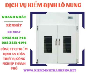 Hình ảnh kiểm định lò nung