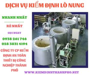 Hình ảnh kiểm định lò nung