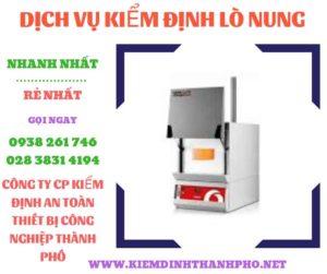 Hình ảnh kiểm định lò nung