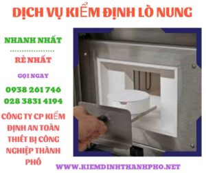 Hình ảnh kiểm định lò nung