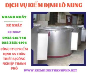 Hình ảnh kiểm định lò nung