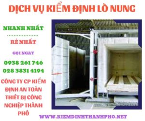 Hình ảnh kiểm định lò nung