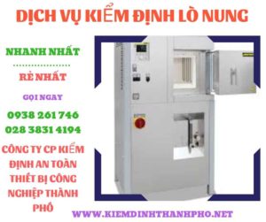 Hình ảnh kiểm định lò nung