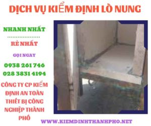 Hình ảnh kiểm định lò nung