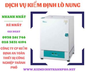 Hình ảnh kiểm định lò nung