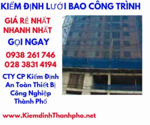 hình ảnh kiểm định lưới bao công trình