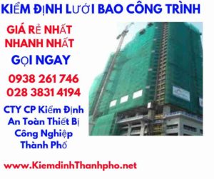 hình ảnh kiểm định lưới bao công trình