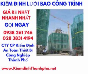 hình ảnh kiểm định lưới bao công trình