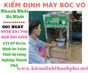 Hình ảnh kiểm định máy bóc vỏ