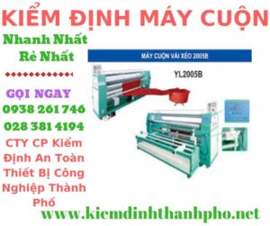 Hình ảnh kiểm định máy cuộn