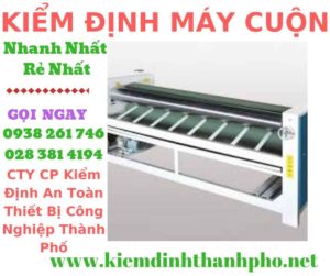 Hình ảnh kiểm định máy cuộn