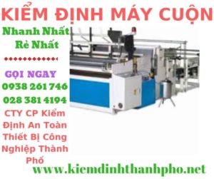 Hình ảnh kiểm định máy cuộn