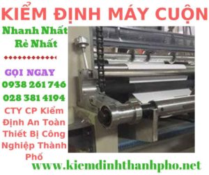 Hình ảnh kiểm định máy cuộn