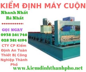 Hình ảnh kiểm định máy cuộn