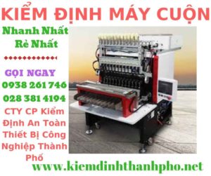 Hình ảnh kiểm định máy cuộn