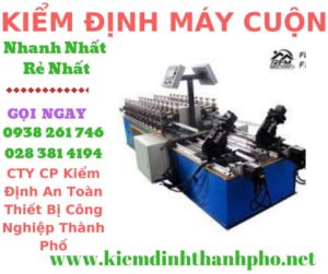 Hình ảnh kiểm định máy cuộn