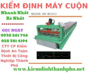 Hình ảnh kiểm định máy cuộn