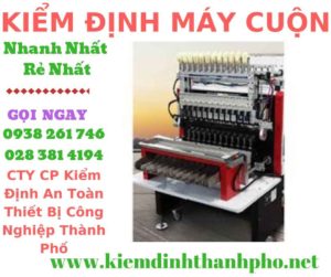 Hình ảnh kiểm định máy cuộn