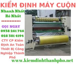 Hình ảnh kiểm định máy cuộn