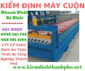 Hình ảnh kiểm định máy cuộn