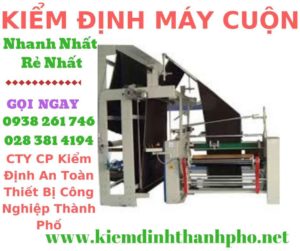 Hình ảnh kiểm định máy cuộn