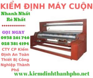 Hình ảnh kiểm định máy cuộn