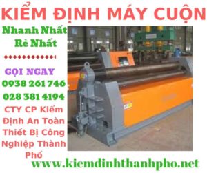 vHình ảnh kiểm định máy cuộn