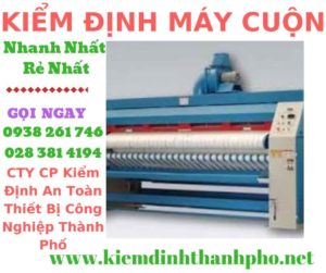 Hình ảnh kiểm định máy cuộn