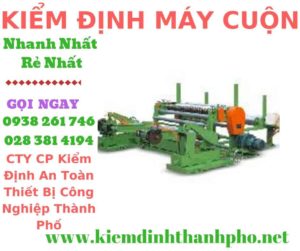 Hình ảnh kiểm định máy cuộn