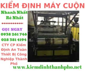 Hình ảnh kiểm định máy cuộn