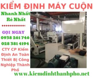 Hình ảnh kiểm định máy cuộn